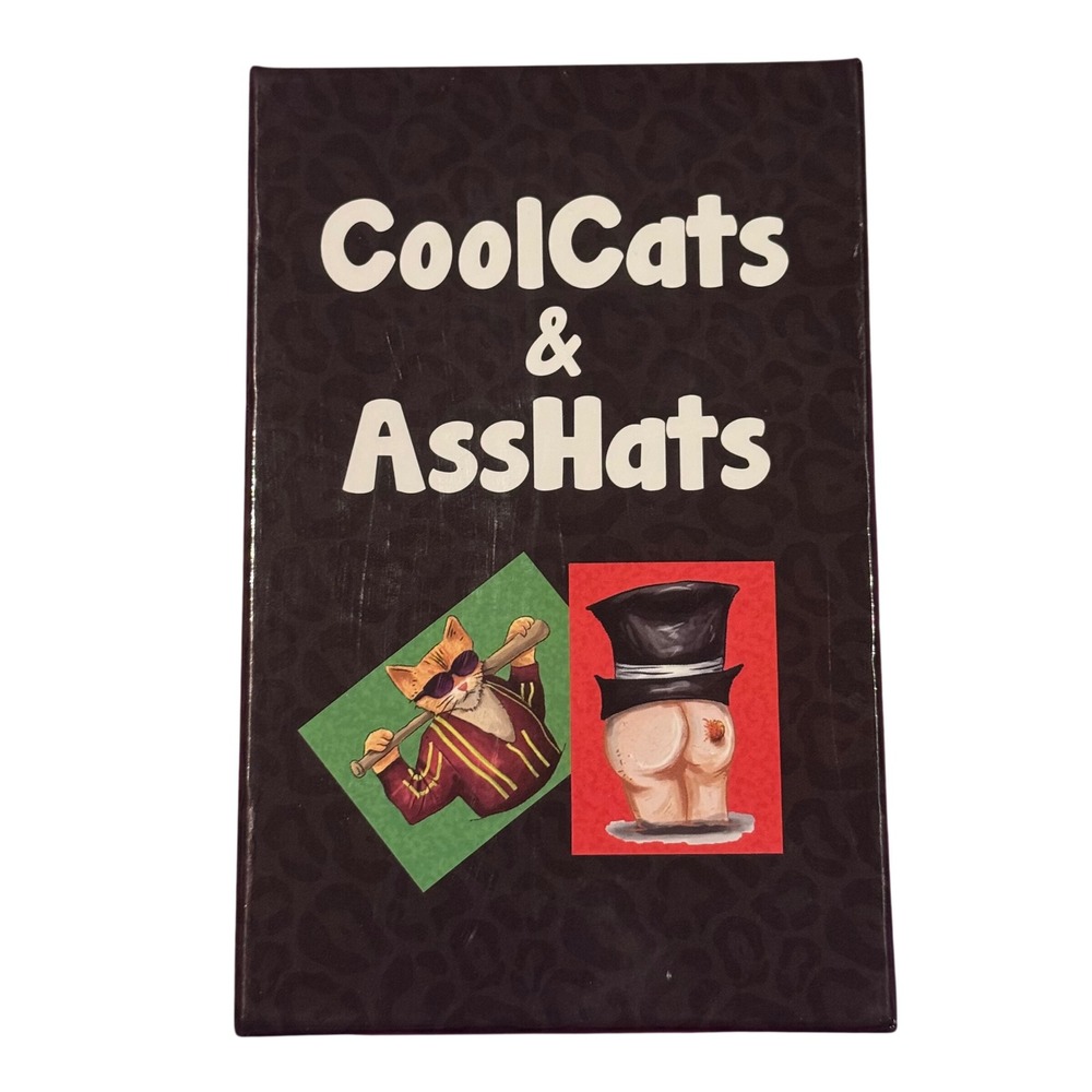CoolCats & AssHats Adult Party Card Game 4–20 Players Ages 21+